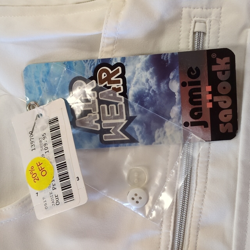 Jamie Sadock Airwear Off White Skort Size 14 - Picture 8 of 11
